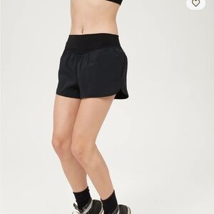 OFFLINE by Aerie Black Nylon Running Short
